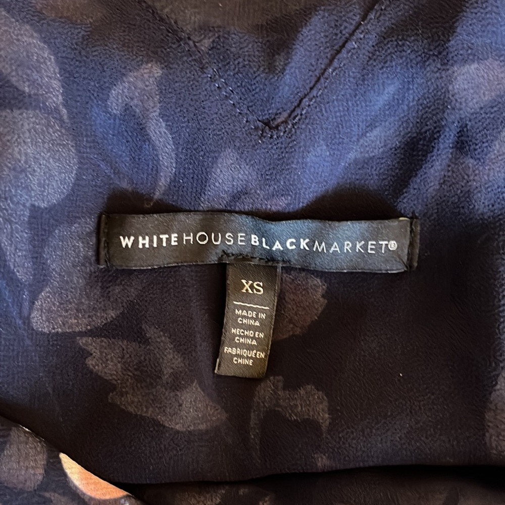 WHBM Sheer floral tank top Size XS - Picture 5 of 6